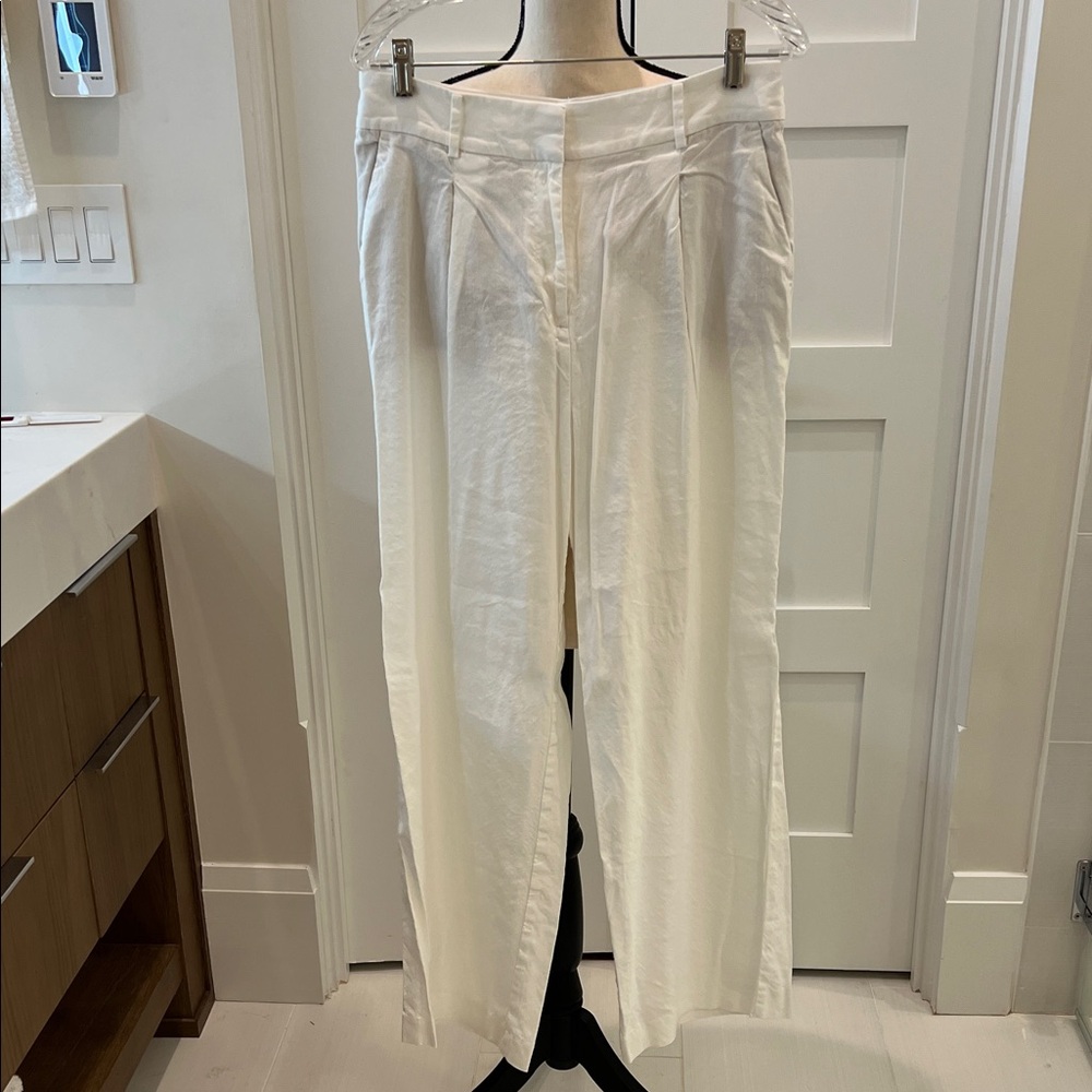 Elegant LOFT White Trousers